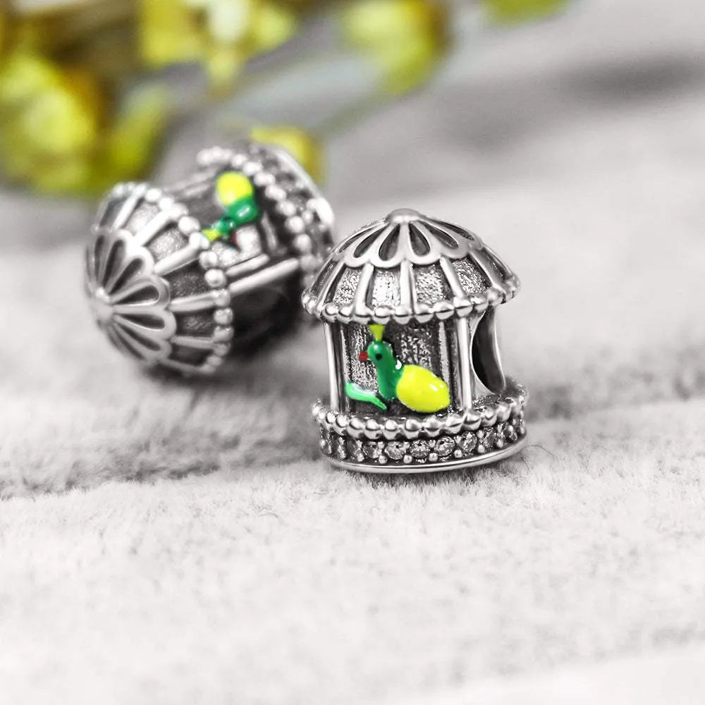 One Piece 925 Sterling Silver Bead Charm Silver One Size Bracelets - Tophatter Daily Deals